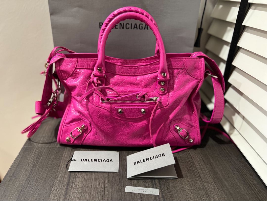 Pink sales balenciaga city