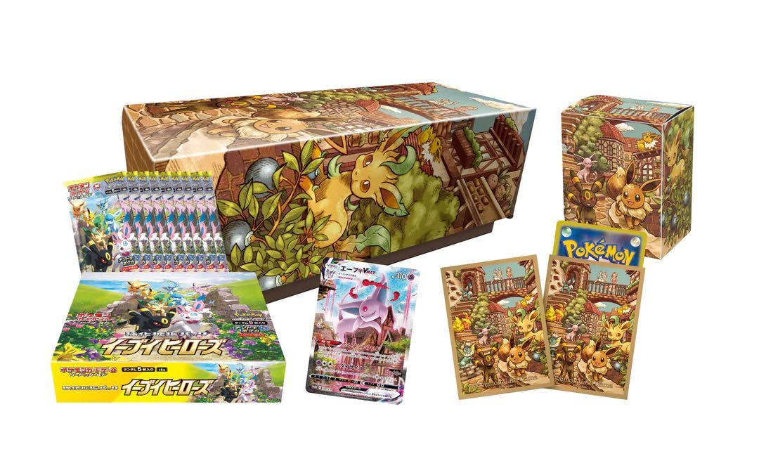 japanese eevee booster box Pokemon Card Game Sword & Shield S6a Eevee Heroes Booster Pack BOX
