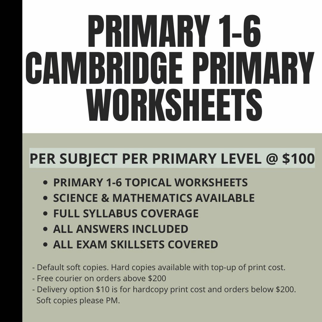 primary-1-2-3-4-5-6-cambridge-primary-mathematics-science-exam-style-topical-practice-worksheets