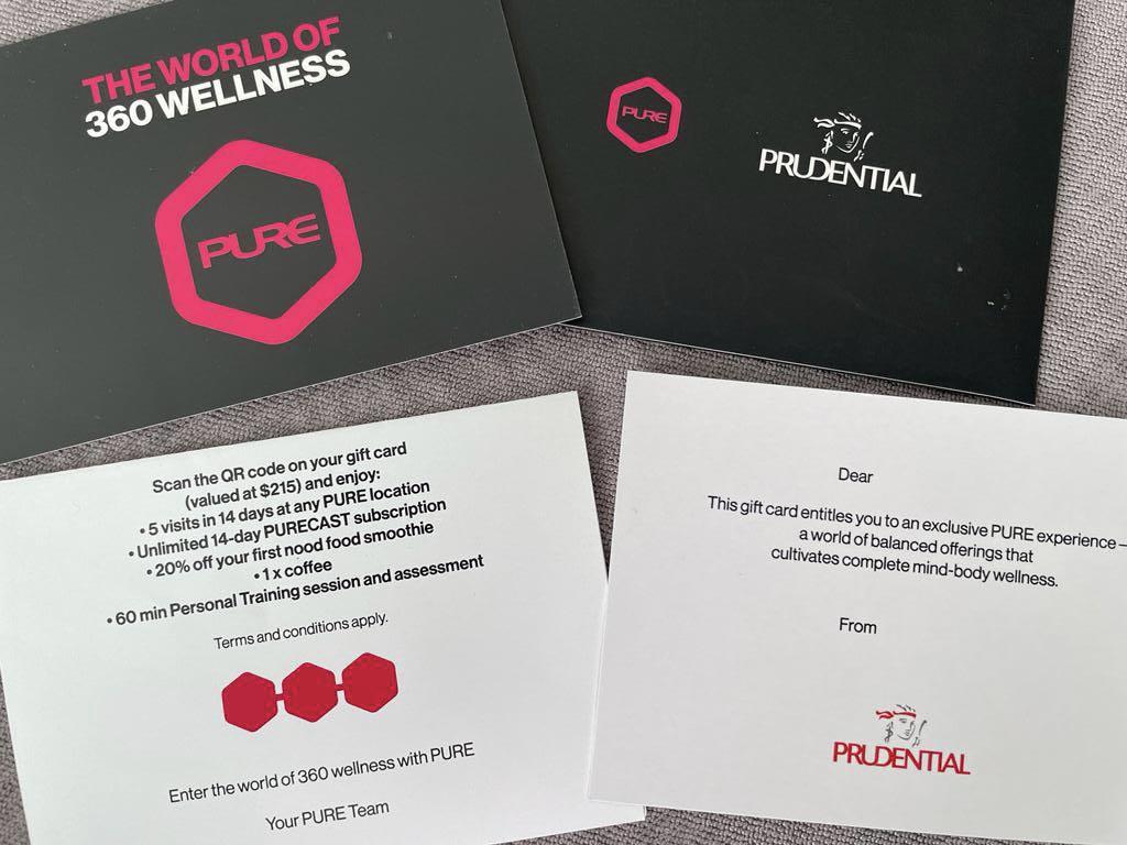 Pure Fitness Gift Card, Tickets & Vouchers, Vouchers on Carousell
