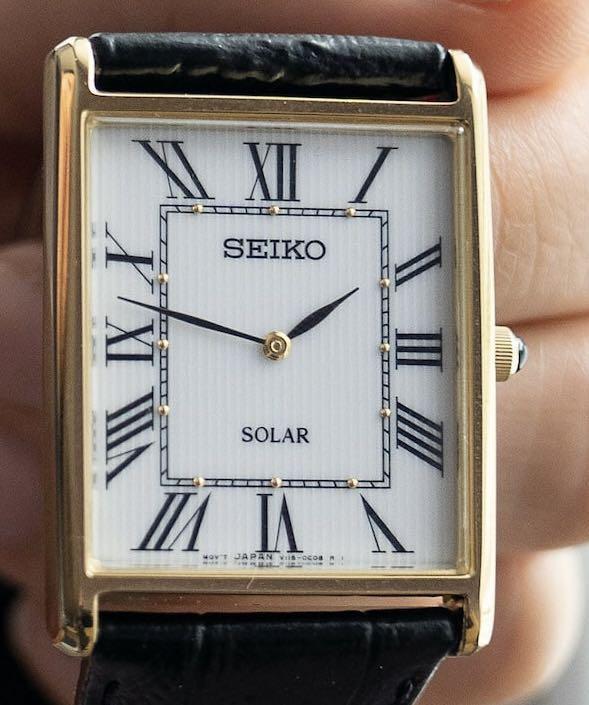 Seiko tank deals homage sup880