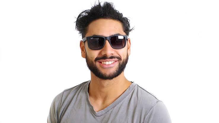 Ray ban justin store classic on face