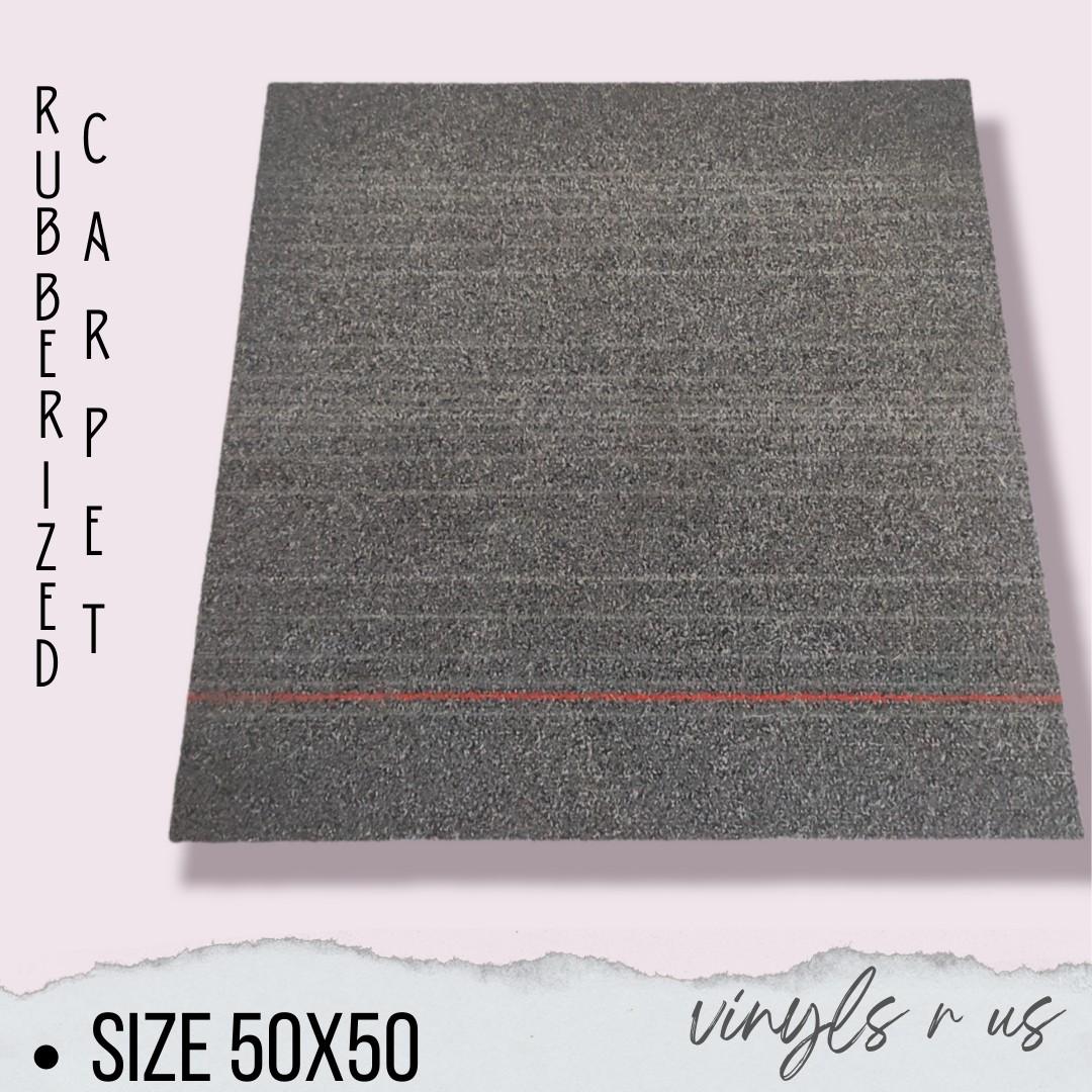 Rubberized carpet outlet
