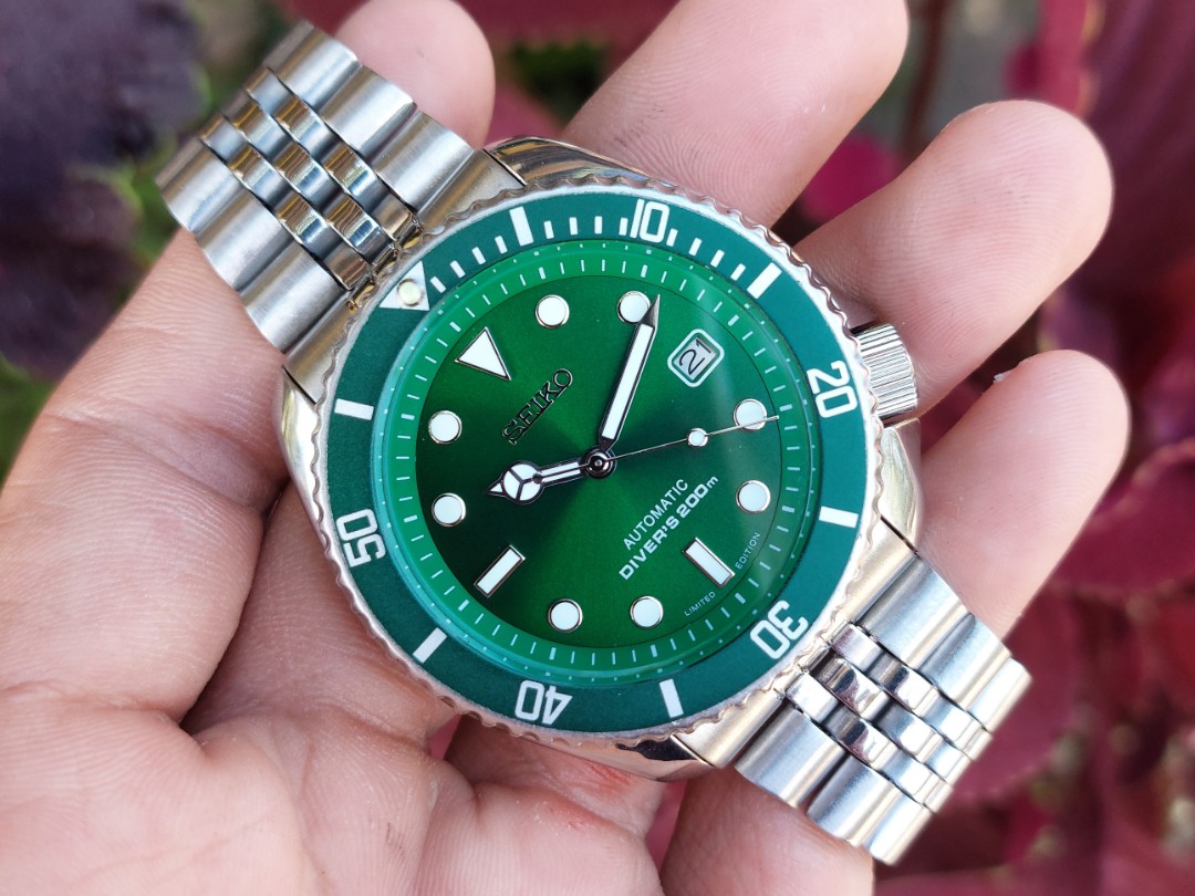 Seiko shop submariner green