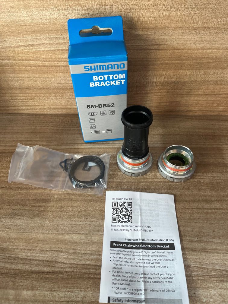 Shimano Deore Sm 52 Bottom Bracket Bsa Sports Equipment Bicycles Parts Parts Accessories On Carousell