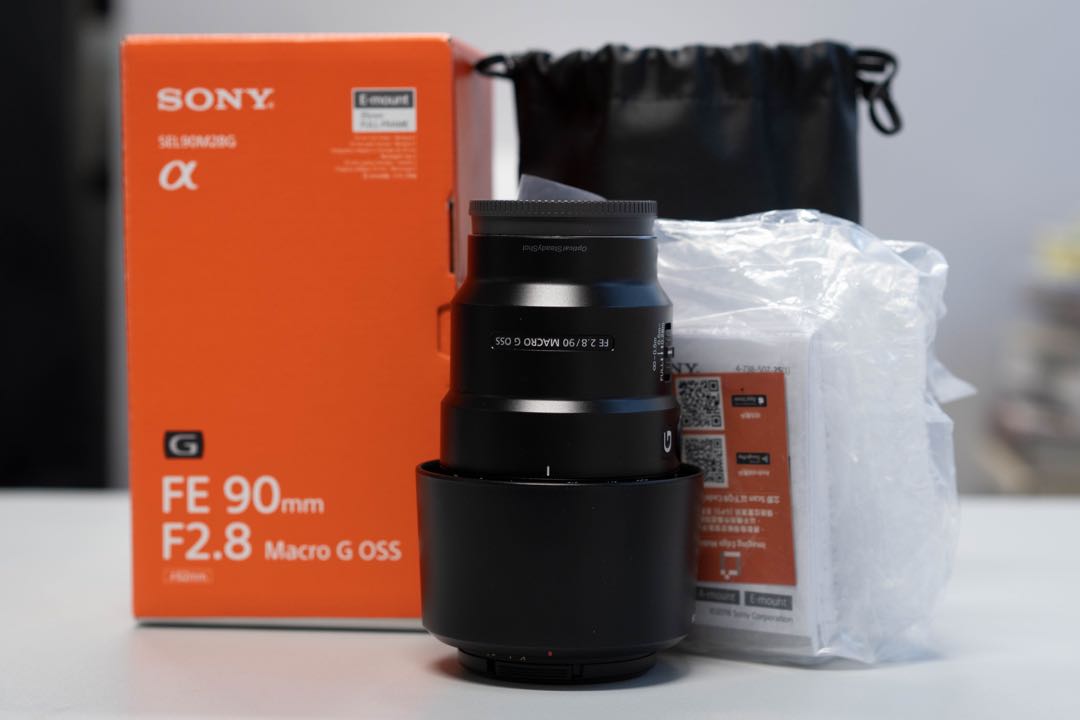 Sony FE 90mm F2.8 Macro G OSS SEL90M28G, 攝影器材, 鏡頭及裝備 