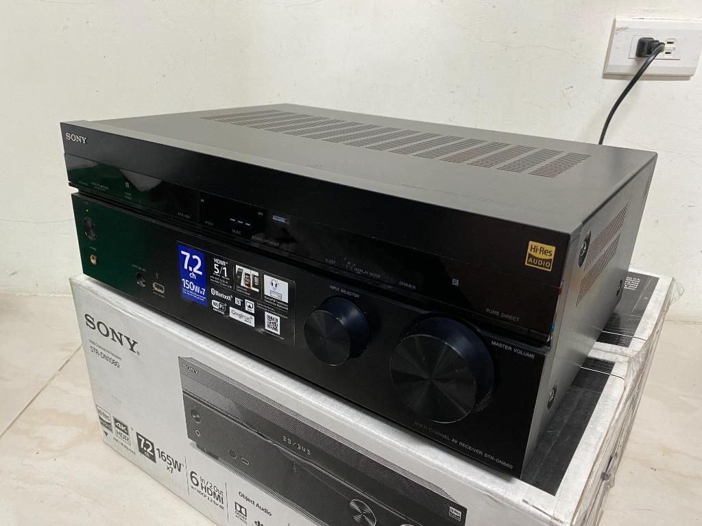 SONY STR DN860 收音劇院 7.2 環繞擴大機 HDMI 藍光 4K USB 藍芽擴大機 含全新代用遙控器, 耳機及錄音音訊設備
