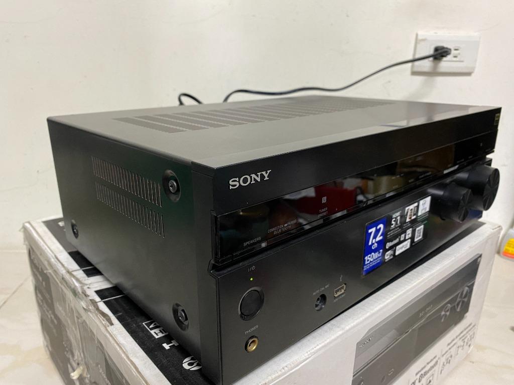 SONY STR DN860 收音劇院 7.2 環繞擴大機 HDMI 藍光 4K USB 藍芽擴大機 含全新代用遙控器, 耳機及錄音音訊設備