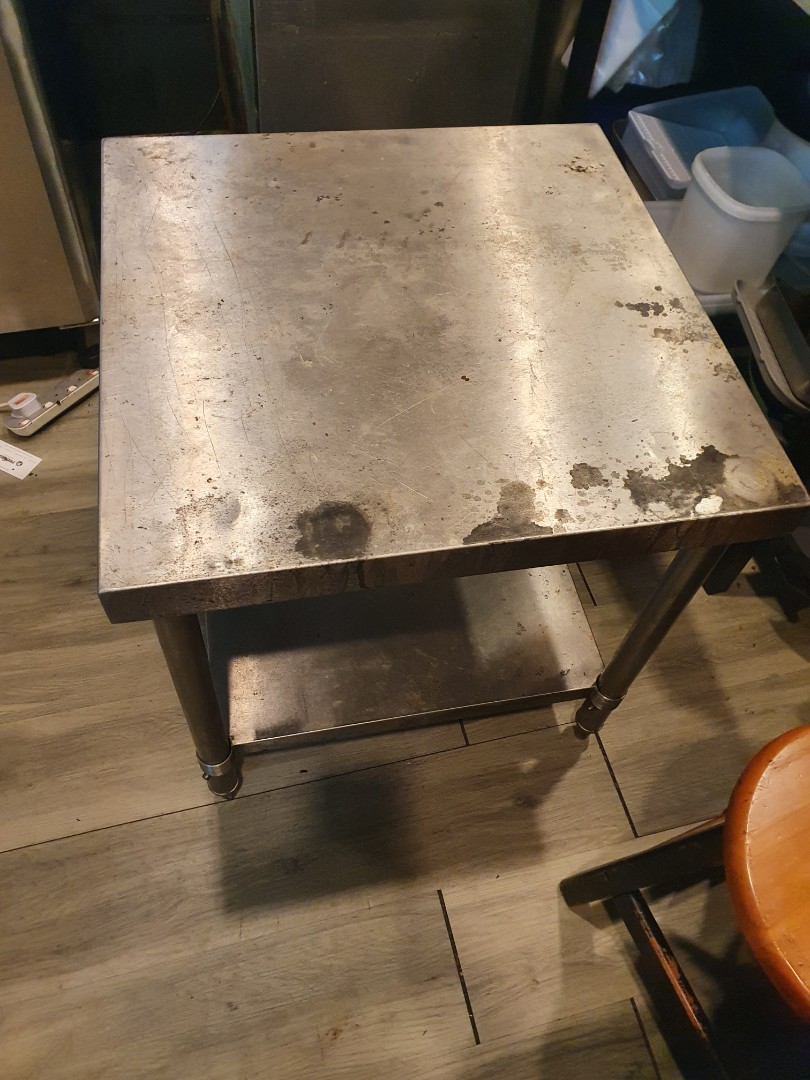 Stainless steel Low rack, Furniture & Home Living, Furniture, Tables ...