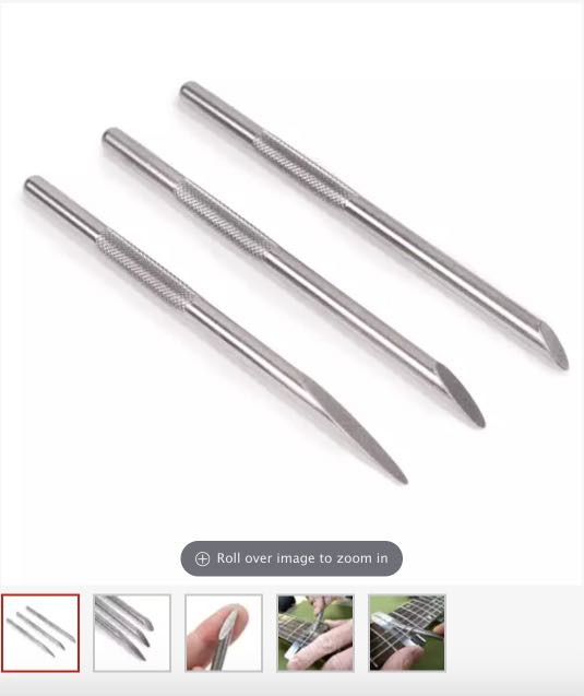 Stewmac Understring Fret Dressing File, Hobbies & Toys, Music & Media