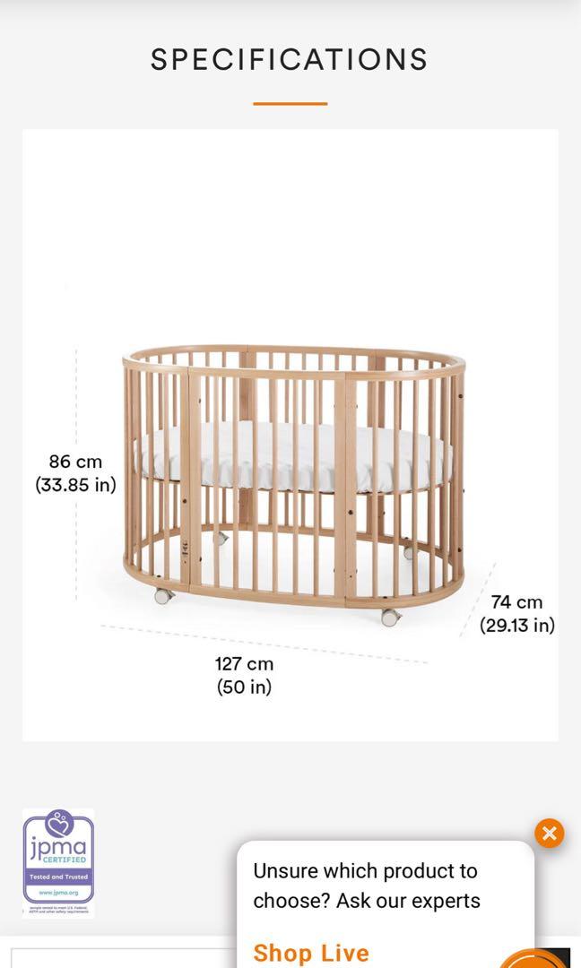 Stokke sleepi baby cot, Babies & Kids, Baby Nursery & Kids Furniture