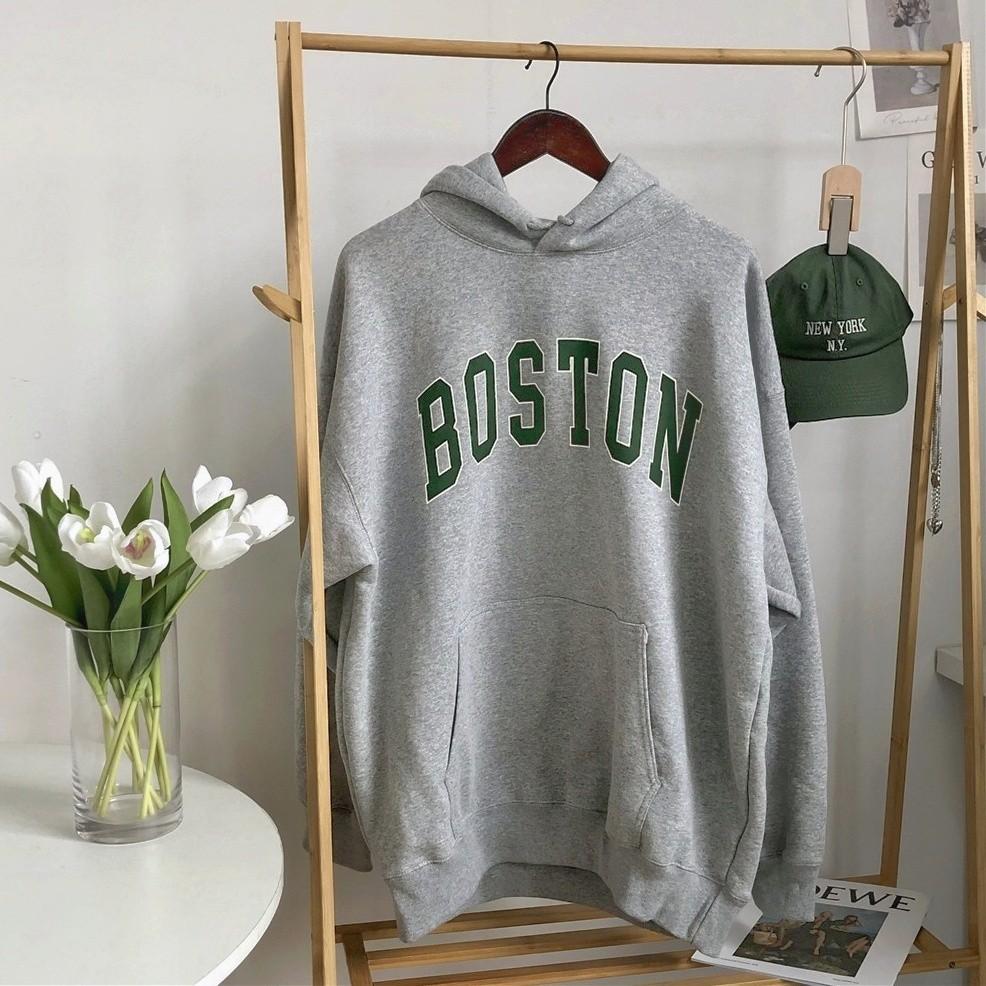 Brandy Melville oversized new york hoodie zip up Green - $56 - From remee
