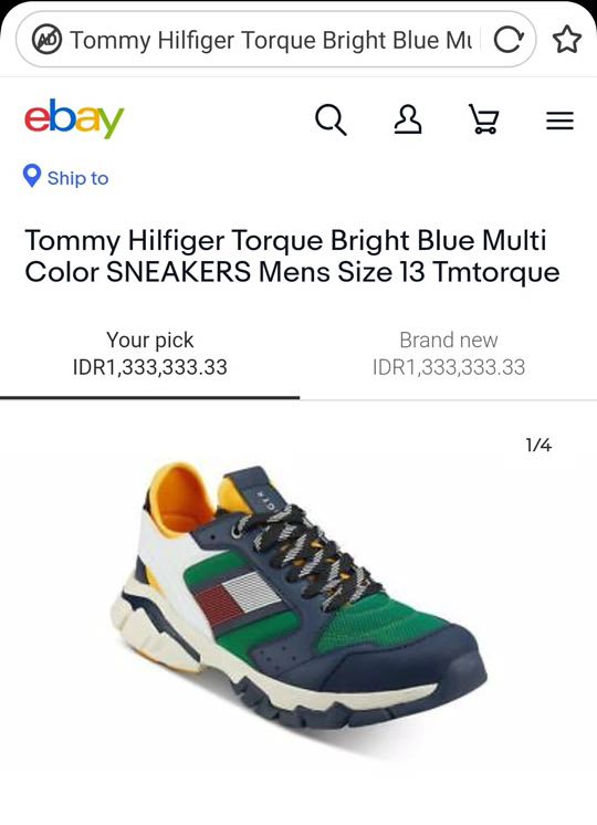 tommy hilfiger shoes colorful