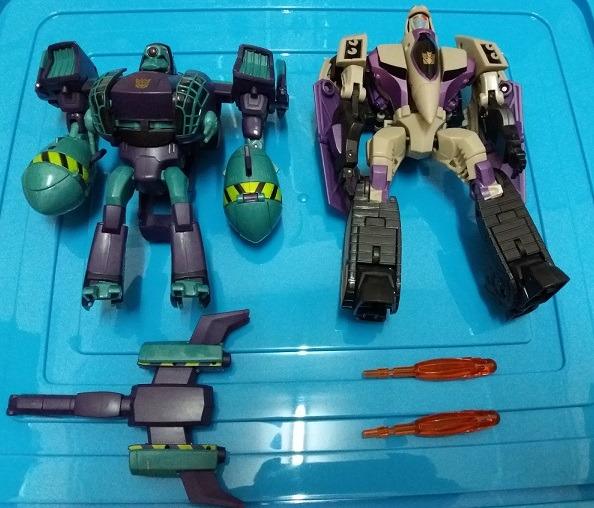 Transformers Animated Lugnut Blitzwing Decepticons Hasbro Prime RID,  Hobbies & Toys, Toys & Games on Carousell