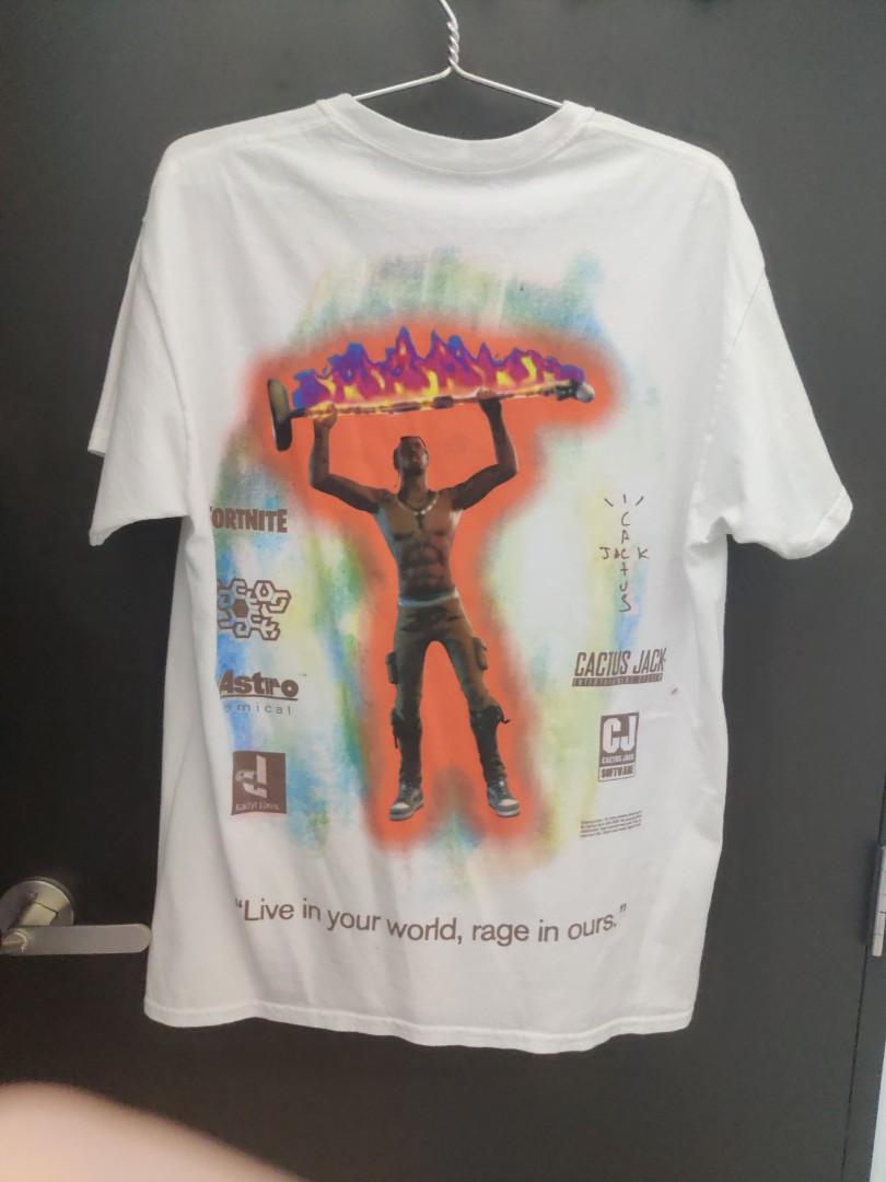 travis scott t shirt fortnite