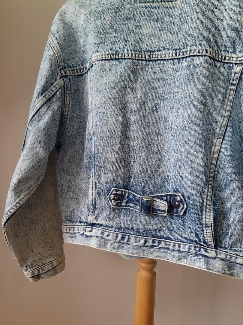 Vintage Big John buckle back denim jacket M