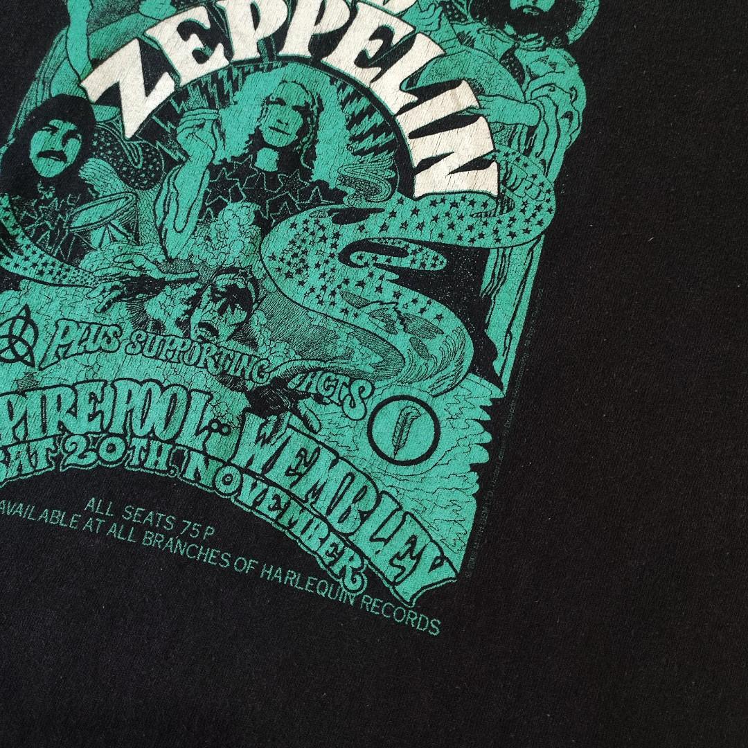 Vintage Led Zeppelin Band Tee Shirt Grunge Pop Punk Metal Rock, Men's