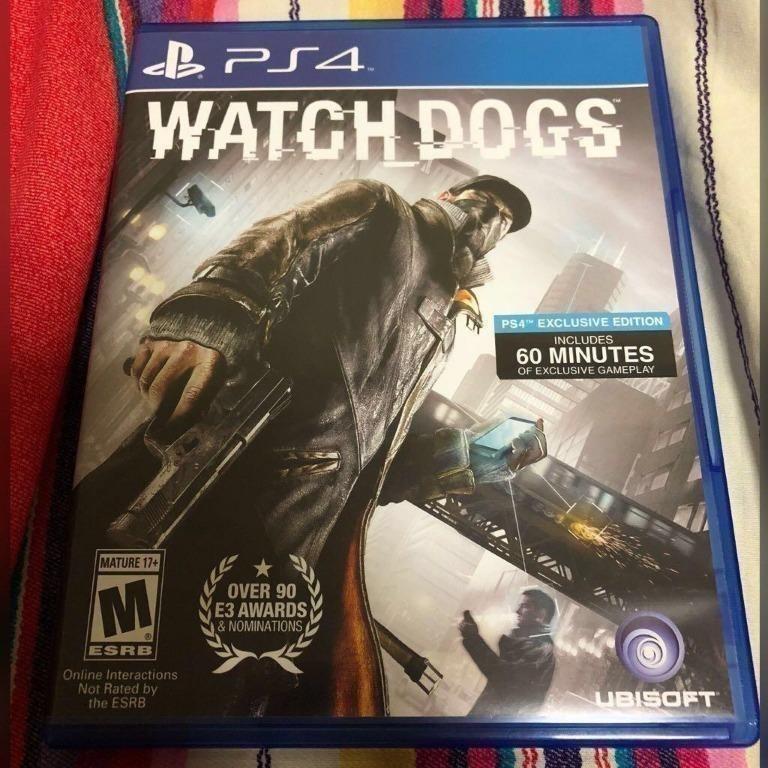 Watch Dogs PS4 Game Playstation 4 PS 4 Watchdogs Video Gaming