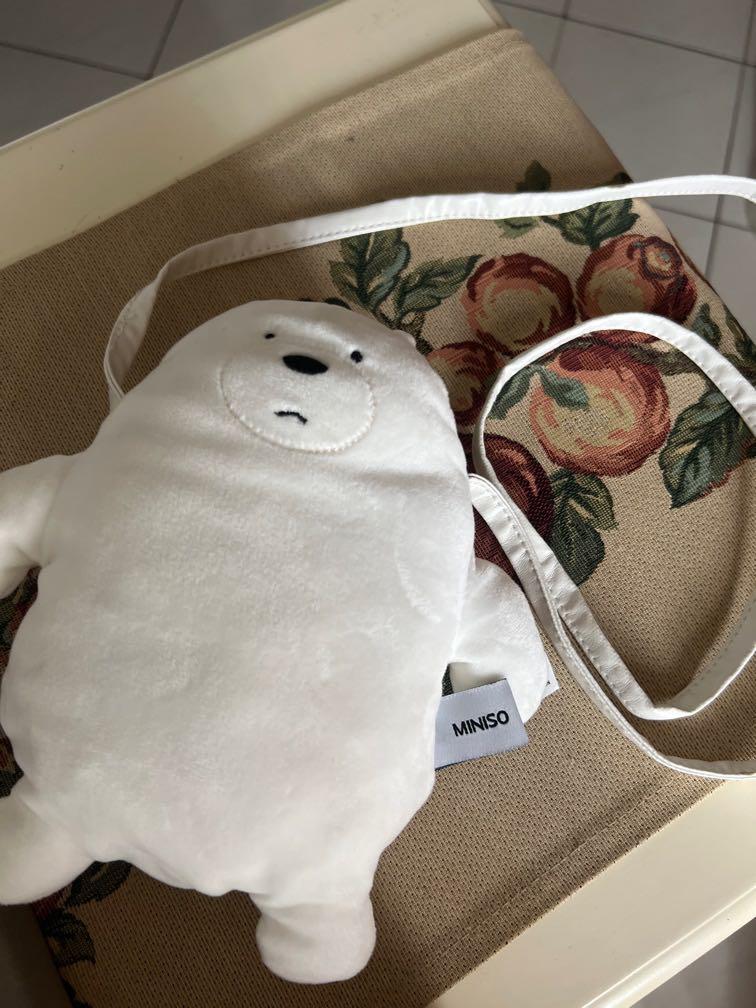 WE BARE BEARS MINISO SLING BAG, Men's Fashion, Bags, Sling Bags on