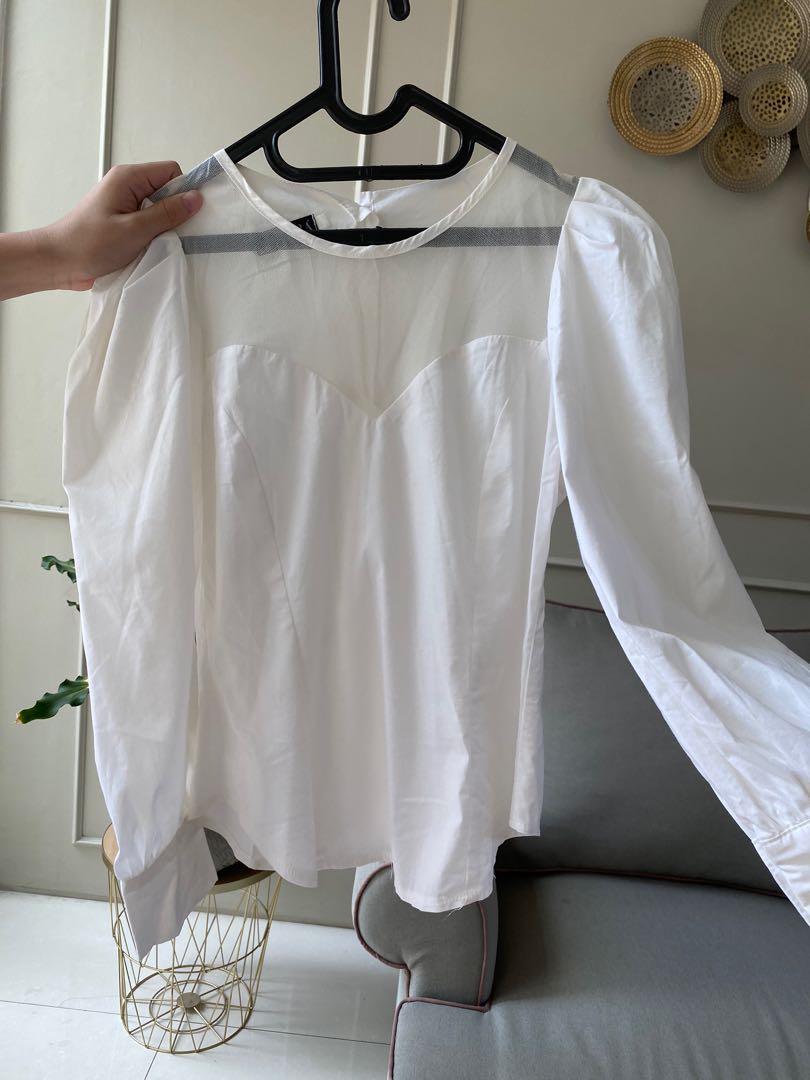 White blouse, Fesyen Wanita, Pakaian 