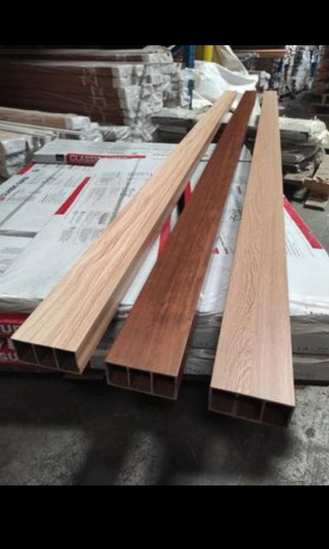 WPC COLUMN DOUBLE RIB PARTITION TUBULAR PARTITION WPC, Commercial