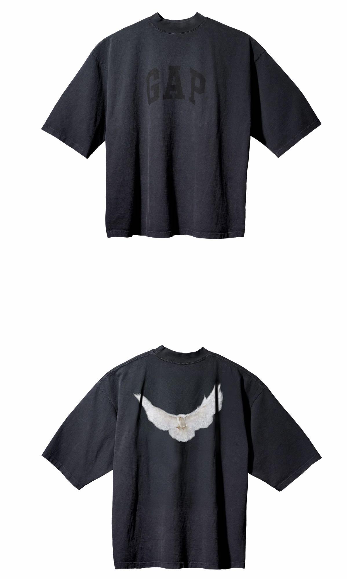 Yeezy Gap Engineered by Balenciaga Dove 3/4 Sleeve Tee, Men's Fashion, Tops  u0026 Sets, Tshirts u0026 Polo Shirts on Carousell