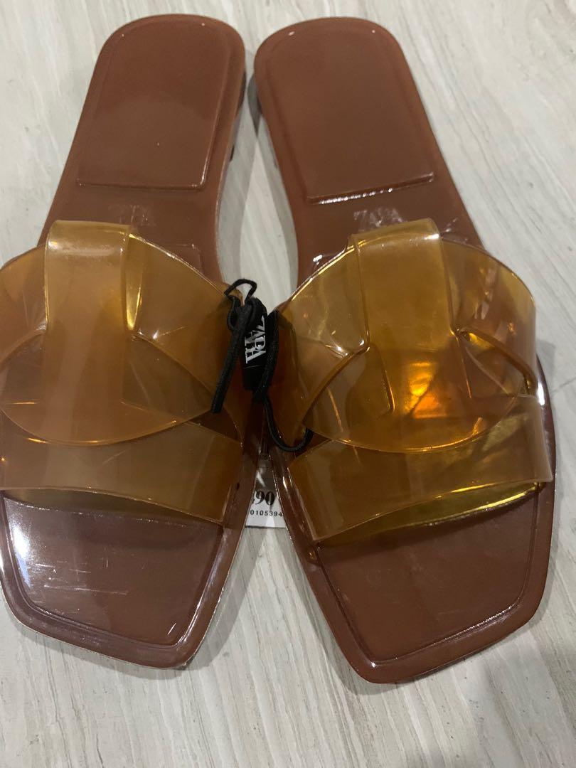 zara jelly sandals