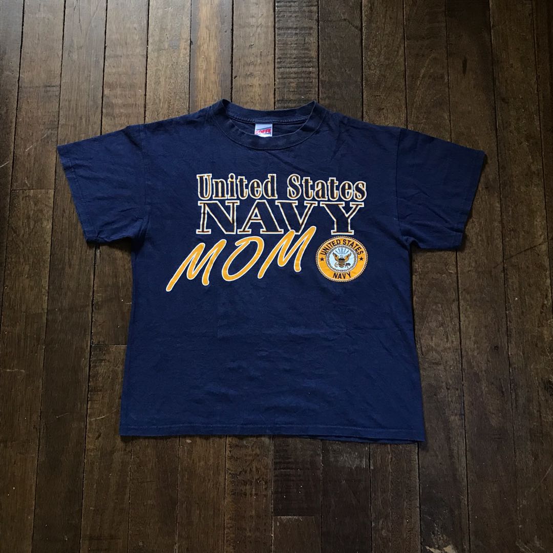 2000's Soffe Navy Shirt, Men's Fashion 