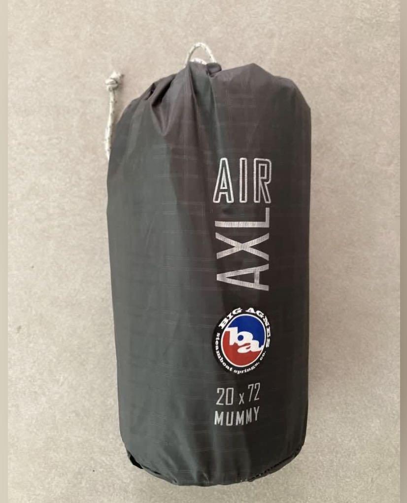 Big agnes axl air sleeping pad top