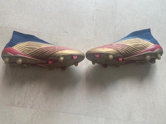 Adidas predator football boots primeknit Gold blue