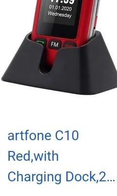 artfone C10 Big Button Mobile Phone for Elderly, Senior Flip Mobile ...