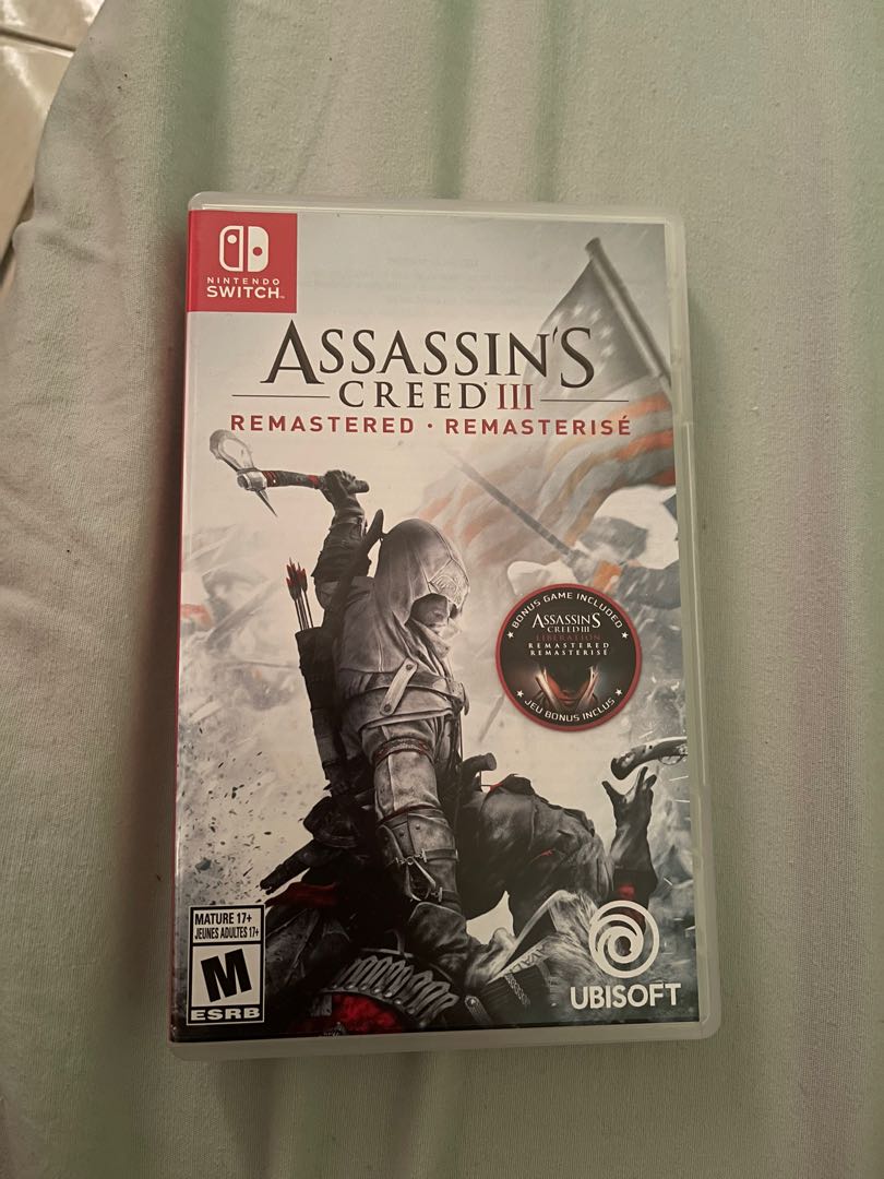 Assassins Creed 3 Remastered Switch game, Video Gaming, Video Games, Nintendo on Carousell