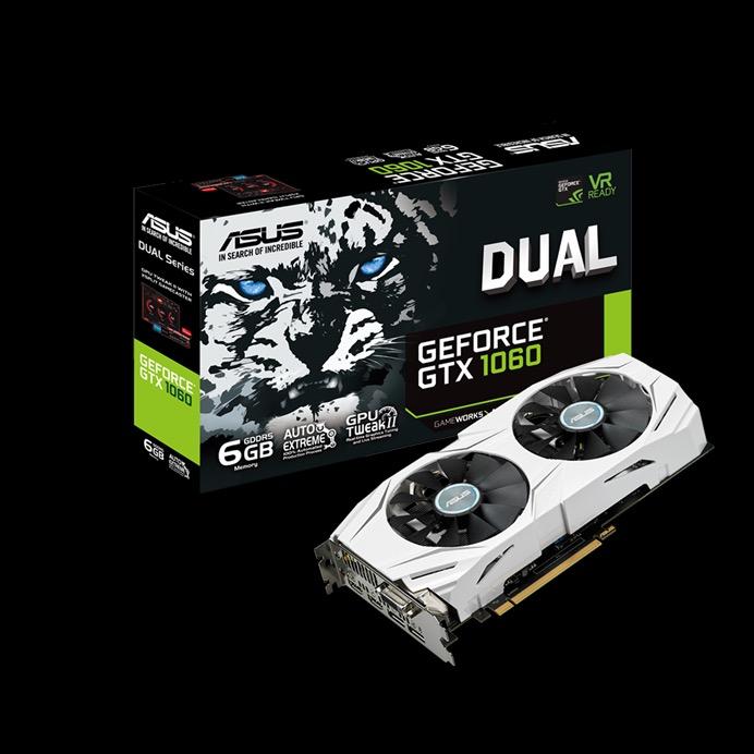 ASUS NVIDIA GeForce DUAL GTX1060 6G 6 GB GDDR5 Computers Tech