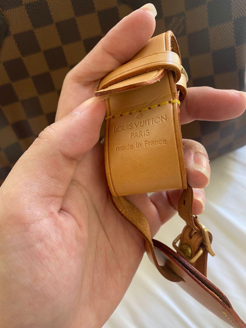 Authentic Louis Vuitton Luggage Bag Tag w/ Strap- “Restored” One