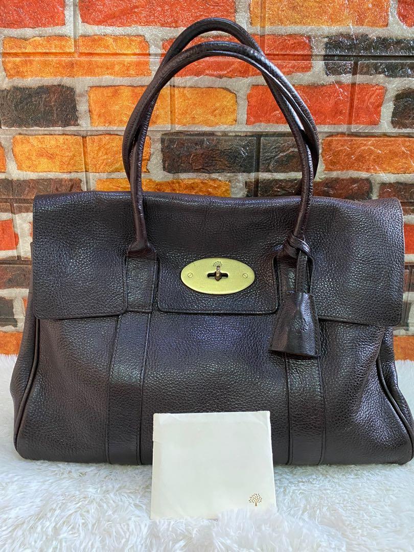 Mulberry flip top lock tote