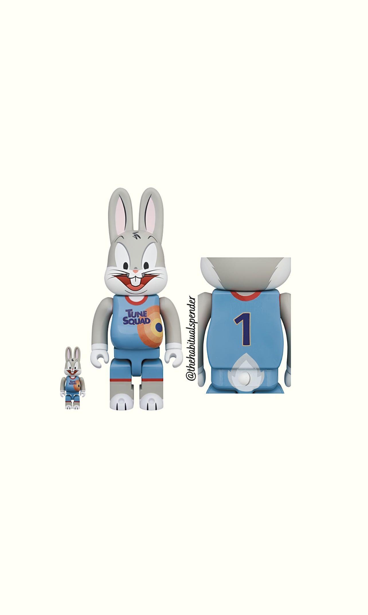 Bearbrick Rabbrick Bugs Bunny 400% & 100%, Hobbies & Toys, Toys & Games