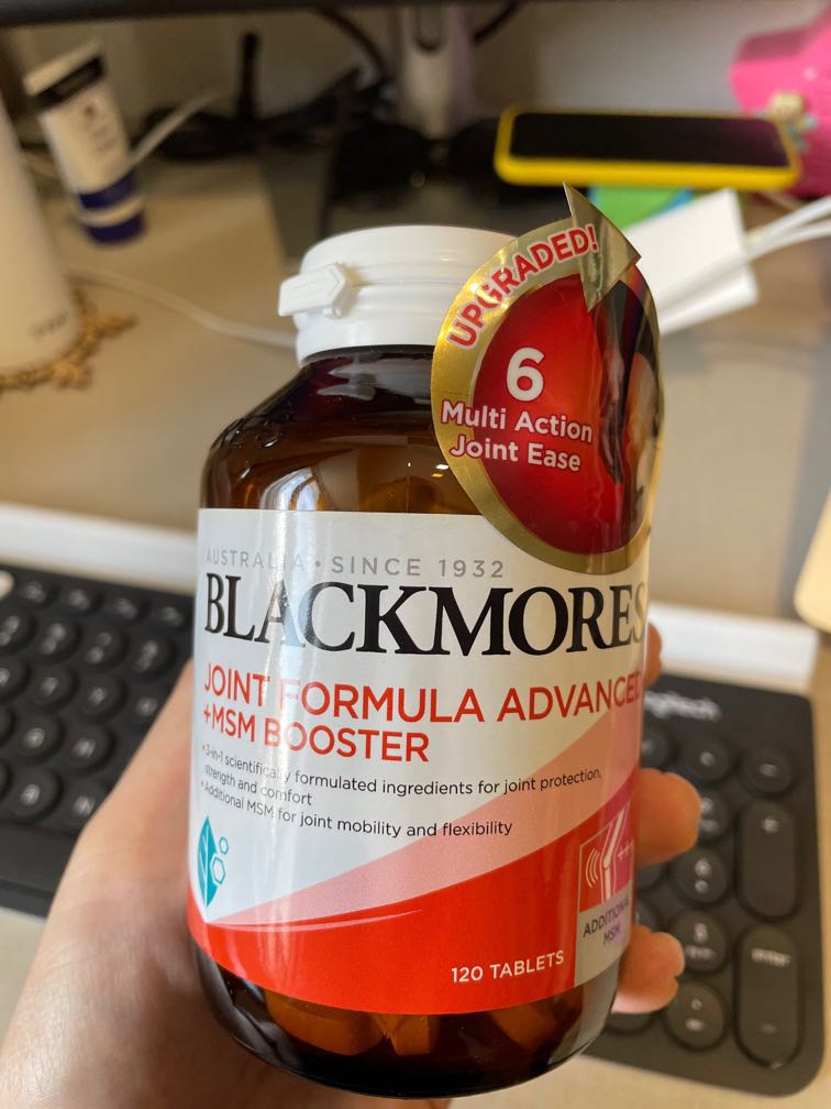 Blackmores Joint Formula Advanced + Msm booster, Health & Nutrition