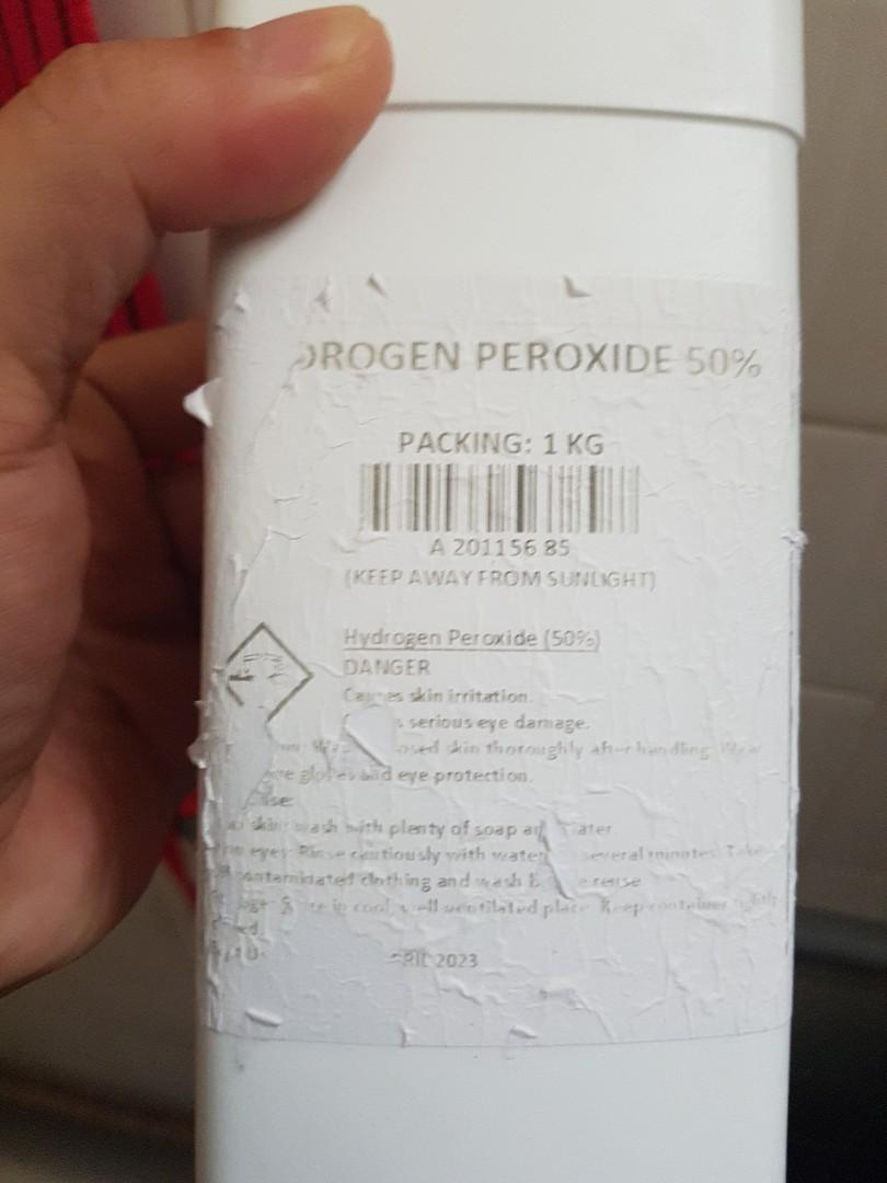 Blood Stain Remover HYDROGEN PEROXIDE 50, Furniture & Home Living, Bathroom & Kitchen