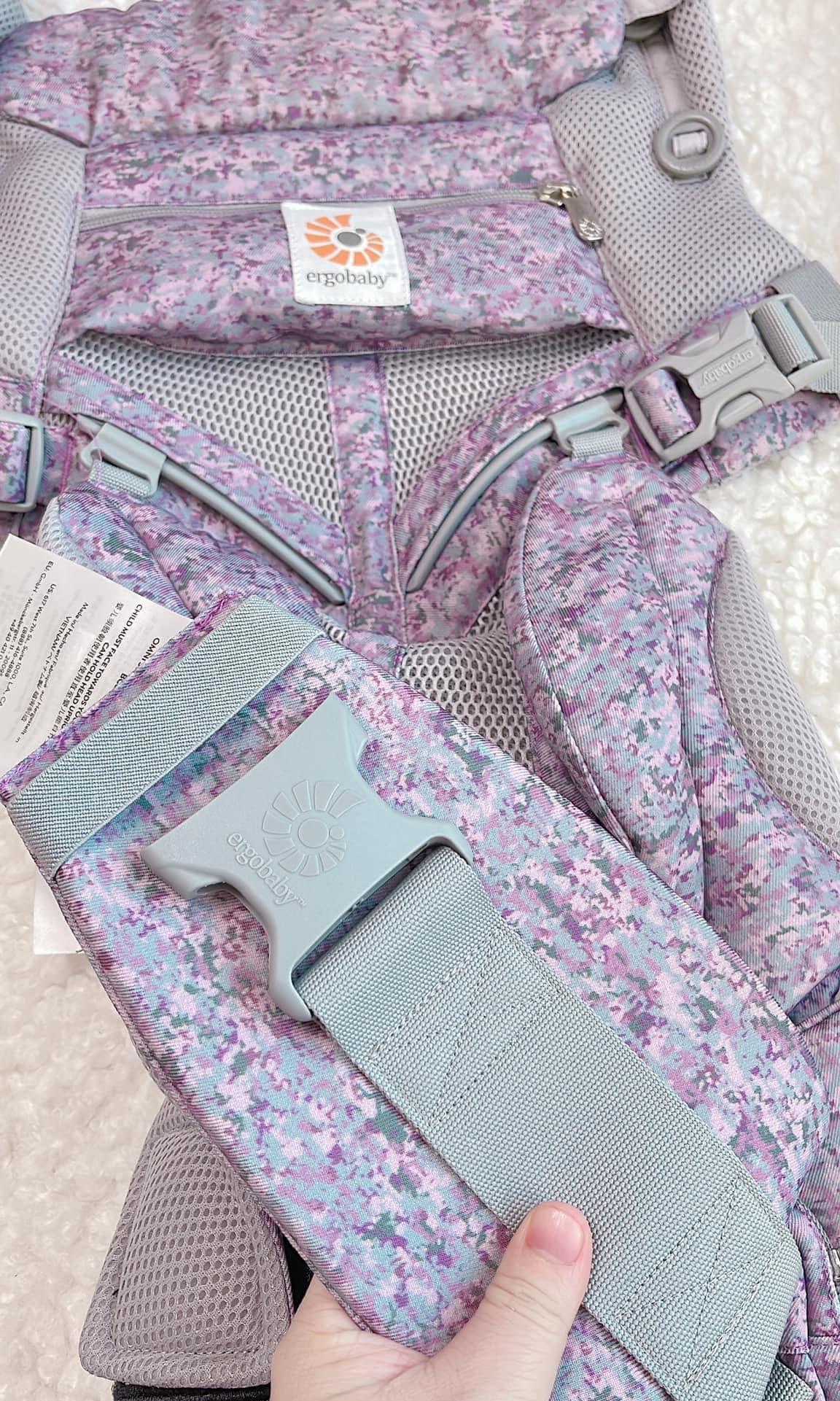 Pink camo baby carrier top