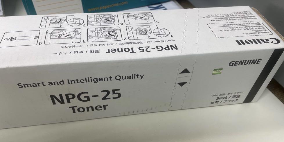 Canon Genuine NPG-25 Toner, Computers  Tech, Printers, Scanners  Copiers  on Carousell