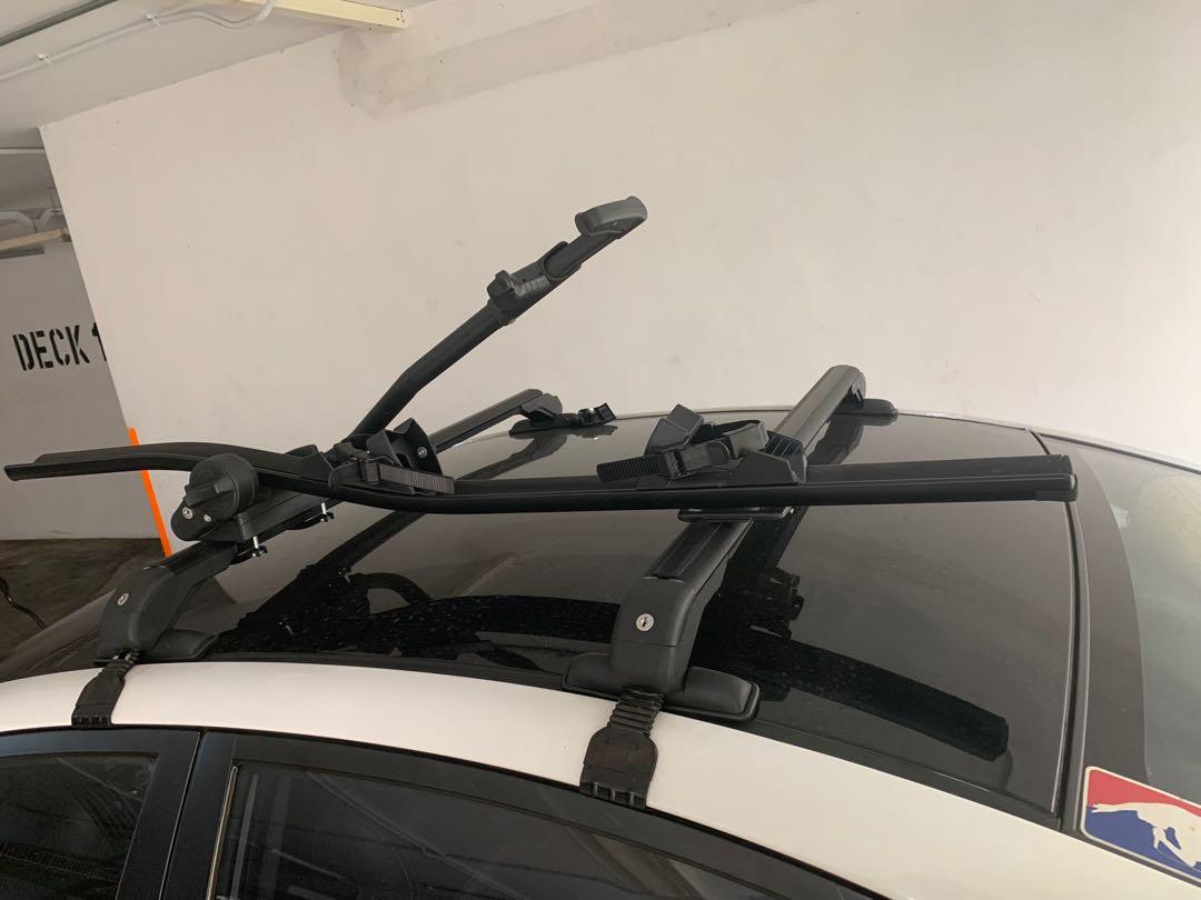 Car Roof Rack + Bike Rack with lock and keys, Car Accessories