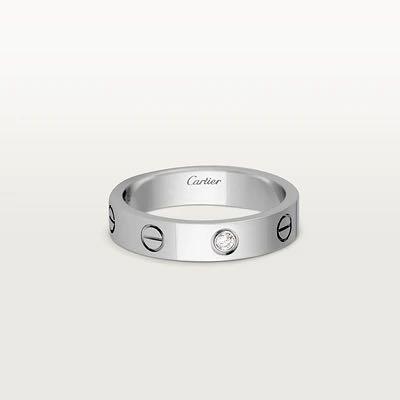 Cartier love sales silver ring