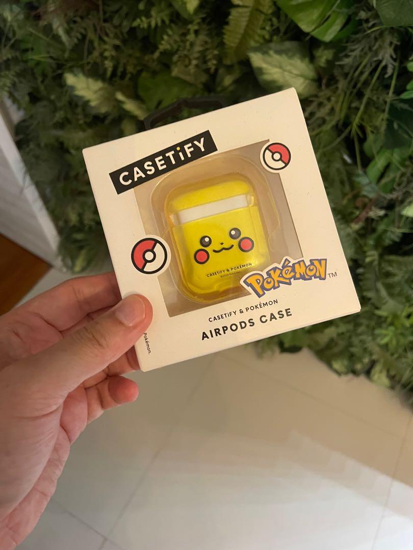 Casetify x Pokémon limited collaboration AirPod case in yellow