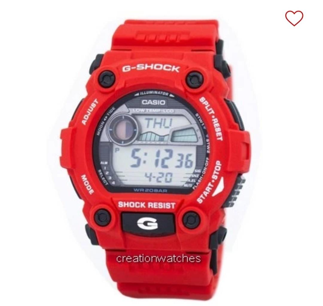 Casio G Shock Tide Moon Phase Watch G 7900A Men s Fashion