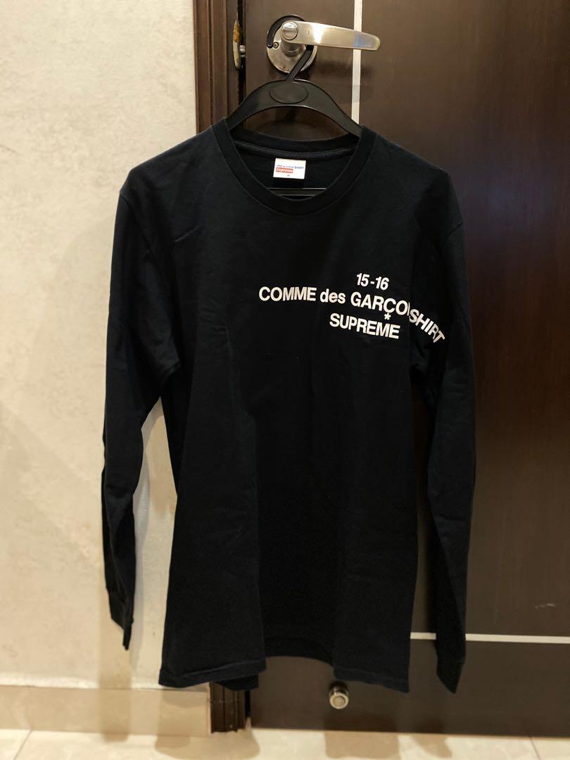 Cdg supreme long sleeve discount