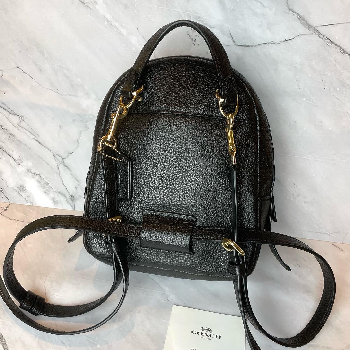 COACH ANDI CONVERTIBLE BLACK MINI BACKPACK SHOULDER BAG 59 OFF