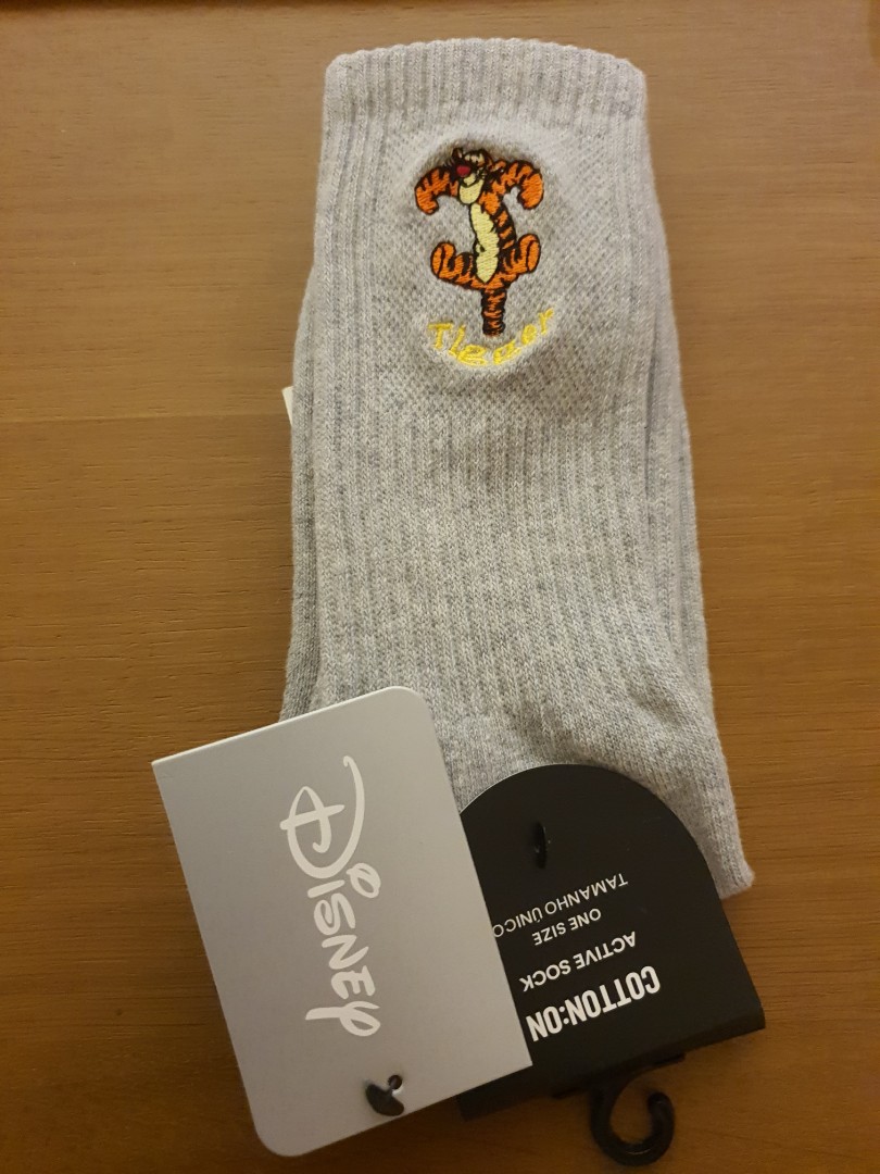 Disney Tigger special edition Grey socks, Men's Fashion, Watches
