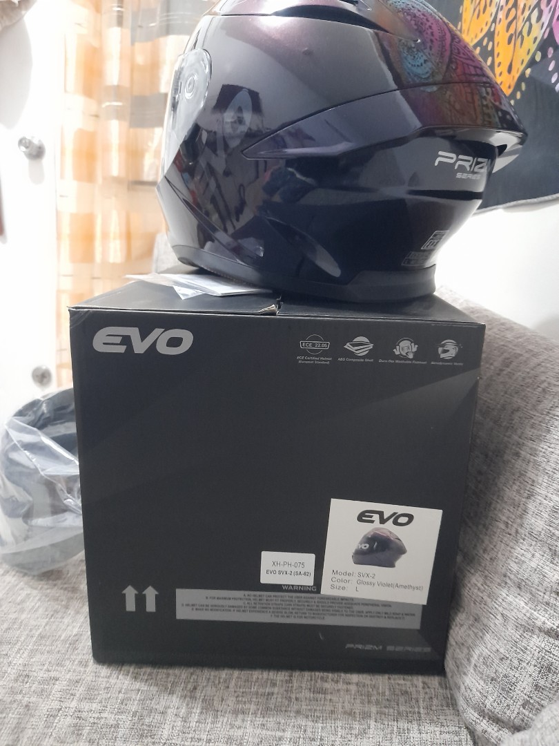 Evo Prizm Helmet, Motorbikes, Motorbike 