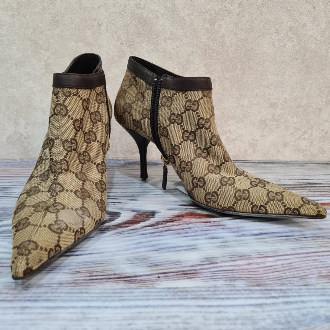 Fast Sale Gucci Ankle Boots Mono sz 35 