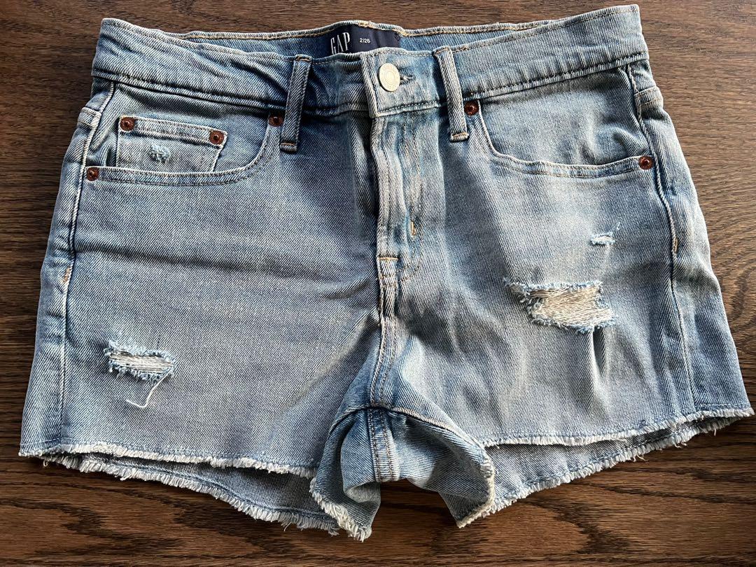 Gap denim shorts womens on sale